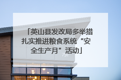 英山县发改局多举措扎实推进粮食系统“安全生产月”活动