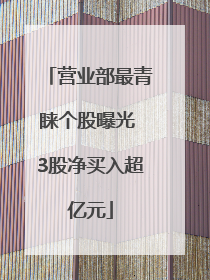 营业部最青睐个股曝光 3股净买入超亿元