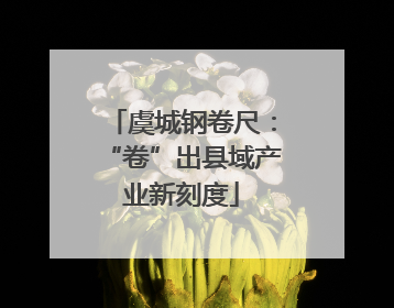 虞城钢卷尺：“卷”出县域产业新刻度