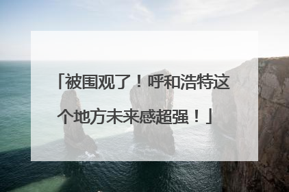 被围观了！呼和浩特这个地方未来感超强！