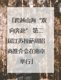 跨越山海“双向奔赴” 第二届江苏拉萨周招商推介会在南京举行