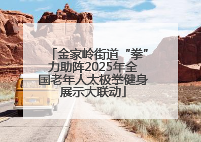 金家岭街道“拳”力助阵2025年全国老年人太极拳健身展示大联动