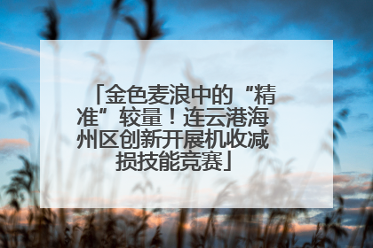 金色麦浪中的“精准”较量！连云港海州区创新开展机收减损技能竞赛