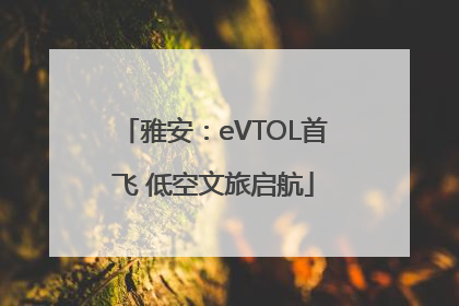 雅安：eVTOL首飞 低空文旅启航