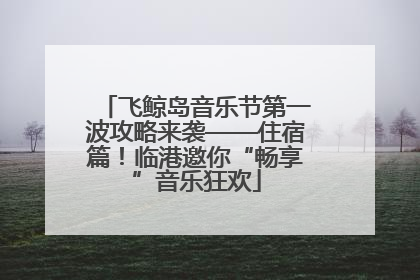 飞鲸岛音乐节第一波攻略来袭——住宿篇！临港邀你“畅享”音乐狂欢