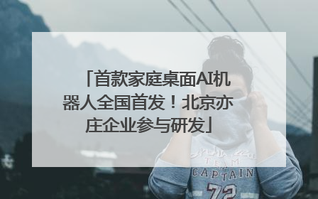 首款家庭桌面AI机器人全国首发！北京亦庄企业参与研发