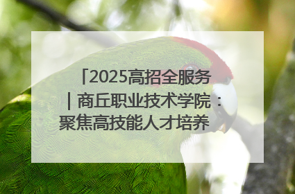 2025高招全服务｜商丘职业技术学院：聚焦高技能人才培养 谱写高质量发展篇章