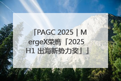 PAGC 2025｜MergeX荣膺「2025 H1 出海新势力奖」
